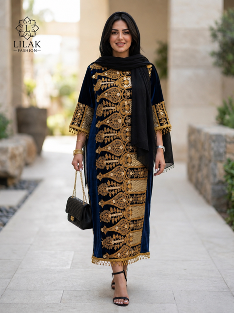 کفتان مجلسی مخمل سوزندوزی